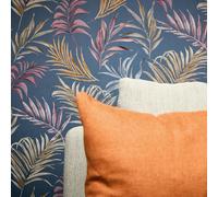 Livingwalls Papier peint intissé Jungle motif feuilles bleu rouge jaune violet 791085 10,05x0,53m