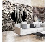 Papier peint Love Made of Stone-Taille L 100 x H 70 cm Imprimé G