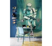 Papier peint panoramique Komar Mandalorian Stormtrooper Print L.2 m x l.280 cm