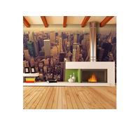 Papier peint Manhattan vu du ciel, New York-Taille L 450 x H 270 cm Imprimé