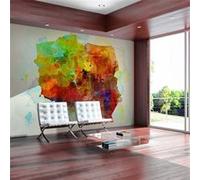 Papier peint Map (Poland)-Taille L 250 x H 193 cm Imprimé G