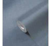 Papier Peint Marbré Uni Avec Design Texturé - Bleu