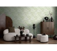 Livingwalls Michalsky 399811 Papier peint intissé Motif palmiers et jungle Crème Vert