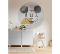 Papier Peint - Mickey Abstract 125x125cm - Rond - Intissé - Adhésif, Multicolors G