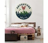 Komar Papier Peint numérique Photo Intissé Disney Mickey Forêt Montagnes BD 125 x 125 cm Autocollant