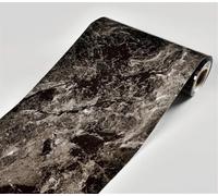 Papier Peint Miroir Ders pour Salle De Bain Peel Ad Stick Classroom Bulleti Board Ders Boho Papier pour Salles De Classe Trim Sets, Coffee Stone, 20 X 1000cm