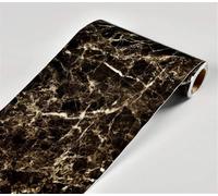 Papier Peint Miroir Ders pour Salle De Bain Peel Ad Stick Classroom Bulleti Board Ders Boho Papier pour Salles De Classe Trim Sets, Deep Cafe, 20 X 1000cm