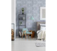 Papier Peint Moderne Motif Abstrait En Cercles - Gris