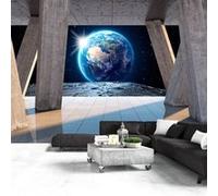 Papier peint Moon Walk-Taille L 100 x H 70 cm Imprimé