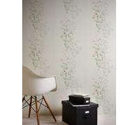 A.S. Création papier peint intissé Blooming papier peint fleuri 10,05 m x 0,53 m blanc vert rose 372661 37266-1
