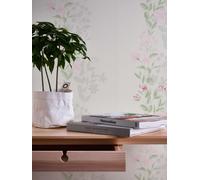 A.S. Création papier peint intissé Blooming papier peint fleuri 10,05 m x 0,53 m blanc vert rose 372661 37266-1