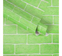 Papier Peint Mur De Pierre Avec Structure 3D - Vert, Blanc
