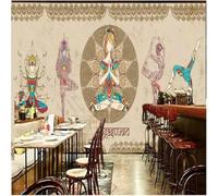 Papier Peint Mural 3D Pour Chambre D'Enfant Personnages Rétro 250(W)X175(H)Cm Salon Tv Canapé Thème Hôtel De Luxe Fond Paysage Peinture Murale Décor À La Maison Auto-Adhésif Peintures Murales -9299622