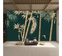 Papier peint mural de taille personnalisée, ornements en bambou d'Asie de l'Est, papier peint autocollant amovible à décoller et à coller, pour salon, chambre à coucher, magasin, bureau, enfants