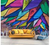 Papier Peint Mural - Décoration Murale 3D Personnalisée, Planter Des Fleurs Feuilles 500(W)X350(H)Cm Fresco, Hd Print Art Poster Photo Photo Étanche Peel And Stick Mural, Pour Salon Tv Toile D-7908351