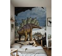 Papier Peint Mural Dinosaure Stegosaurus 8x6 Ft Pour Chambre Garçon Décor