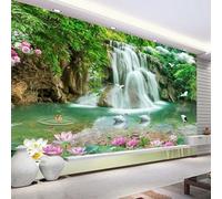Papier Peint Mural Effet 3D Fleurs Rivière Paysage Décollez Et Collez Le Papier Peint Autocollant Amovible Grand Autocollant Feuille Décoration Murale Impression Image Image Desig-375566012813
