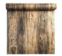 Papier peint mural en grain de bois vieilli pour armoires comptoirs meubles de bureau étagère amovible 40 cm x 2 m