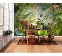 Papier Peint Mural Géant Jungle 368x248 cm Vert Plantes Tropicales Komar