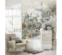 Papier Peint Mural Photo 254x184cm Grand Décor Nature Blanche Jardin Japonais