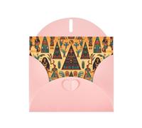 Papier peint mural rose de 15,2 x 10,2 cm avec enveloppe, adapté pour les vœux d'anniversaire, les félicitations de mariage