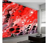 Papier Peint Mural Vortex Liquide Abstrait, Motif Marbré Papier Peint Photo Panoramique Intissé - Poster Geant Mural Personnalisé 300 x 210 cm pour Salon Cuisines Chambre Muraux Décor