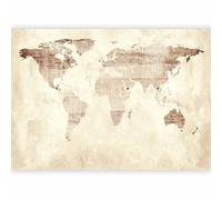 Papier peint murando intissé 100x70 cm Décoration Murale XXL Poster Tableaux Muraux Tapisserie Photo Trompe l'oeil Carte du monde béton k-A-0015-a-c