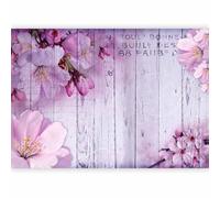 Papier peint murando intissé 250x175 cm Décoration Murale XXL Poster Tableaux Muraux Tapisserie Photo Trompe l'oeil Fleurs bois conseils b-A-0202-a-c