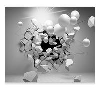 Papier peint murando intissé 350x256 cm Décoration Murale XXL Poster Tableaux Muraux Tapisserie Photo Trompe l'oeil Abstrait Sphere 3D a-C-0002-a-d