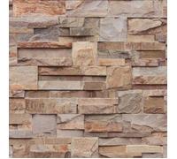 Muriva Grand Ardoise Papier Peint Naturel (J274-08) J27408 Texturé Pierre Brique