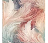 Papier peint - MURIVA - Plumes Multi - Floral et végétal - Brillant - Intérieur