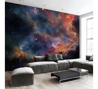 Papier Peint Nébuleuse Colorée 308 X 220 Cm Papier Peint Panoramique Effet 3D, Peinture Murale Poster Intissé Scènes Cosmiques Mystérieuses, Pour Chambre Salon Tv Fond