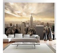 Papier peint New York Manhattan à l'aube 2-Taille L 300 x H 231 cm Imprimé
