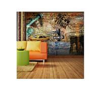 Papier peint New York: Statue de la Liberté, Pont de Brooklyn...-Taille L 350 x H 270 cm Imprimé G