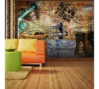 Papier Peint "New York : Statue de la Liberté, Pont de Brooklyn" 309 x 400 cm Imprimé G