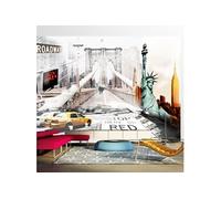 Papier peint New York streets-Taille L 200 x H 140 cm Imprimé
