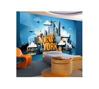 Papier peint New York welcome-Taille L 100 x H 70 cm Imprimé G