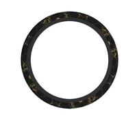 (Papier peint noir doré) Housse de volant de voiture, ajustement universel, protection antidérapante pour voiture, berlines, SUV, camions et VTT