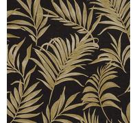 Livingwalls - Papier peint intissé Jungle feuilles Noir/Jaune/Vert 10,05 x 0,53 m 791086
