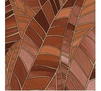Papier peint non tissé 10446-13 Papier peint Fleurs Floral 0 53 x 10 05 m Erismann Elle Décoration 4 Marron