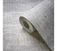 Livingwalls Papier peint 396573 Industrial avec structure en gris, argent - papier peint design avec effet métallisé en or dans différentes pièces - 10,05m x 0,53m - Fabriqué en Allemagne