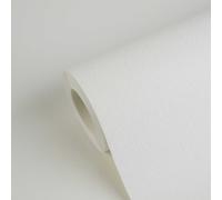 A.S. Création Papier peint blanc - Papier peint mural 395478 - Papier peint intissé uni de qualité supérieure pour chambre à coucher - 10,05 m x 0,53 m - Fabriqué en Allemagne