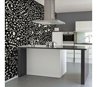 Papier peint Notes de musique-Taille L 250 x H 193 cm Imprimé G