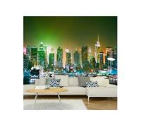 Papier peint NY: Enlightened Harbour-Taille L 200 x H 140 cm Imprimé