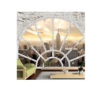 Papier peint NY Ville à l'aube-Taille L 150 x H 105 cm Imprimé