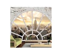 Papier peint Non renseigné Papier peint NY Ville à l'aube-Taille L 350 x H 245 cm