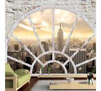 Papier peint Non renseigné Papier peint NY Ville à l'aube-Taille L 350 x H 245 cm