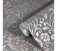 Papier peint or, cuivre, gris, argent, rose, rose Marburg papier peint intissé (1033411)