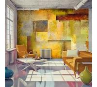 Papier peint Orange Hue of Art Expression-Taille L 200 x H 140 cm Imprimé