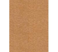 Papier Peint Orange-Marron Avec Effet De Structure Ethnique - Métallique, Orange